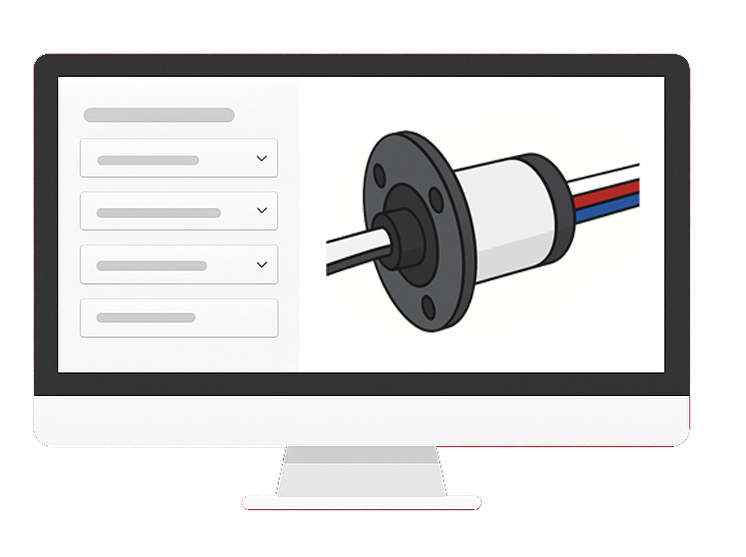 Configurateur de collecteurs tournants